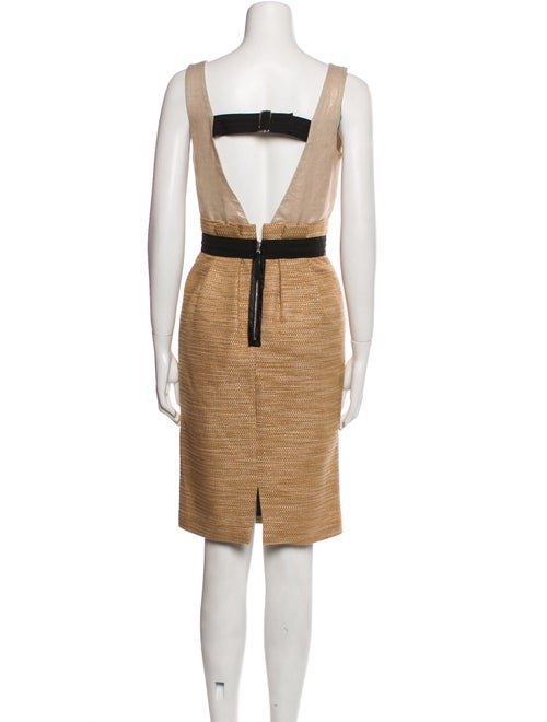 D&G Scoop Neck Knee-Length Dress