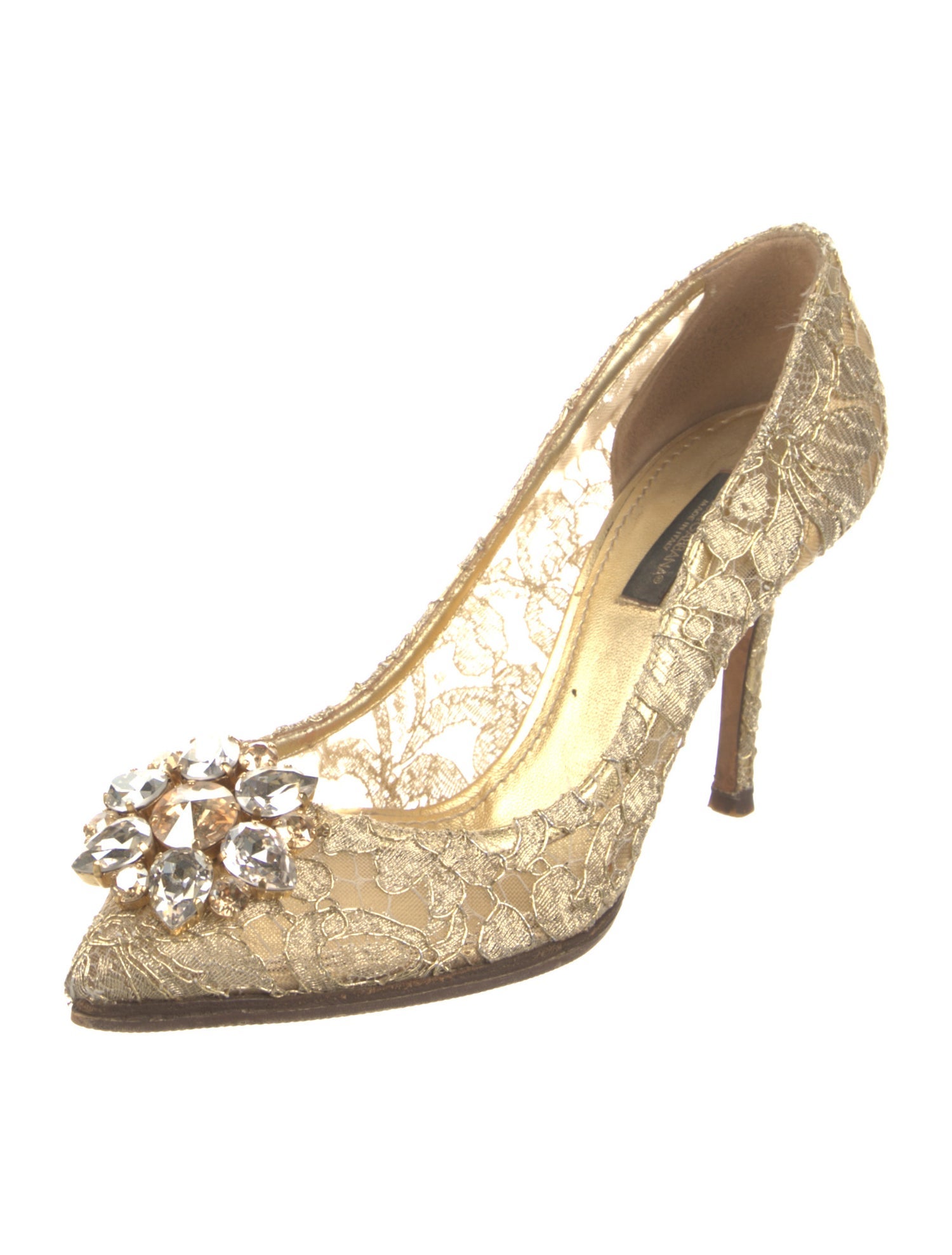 Dolce & Gabbana Lace Lace Pattern Pumps
