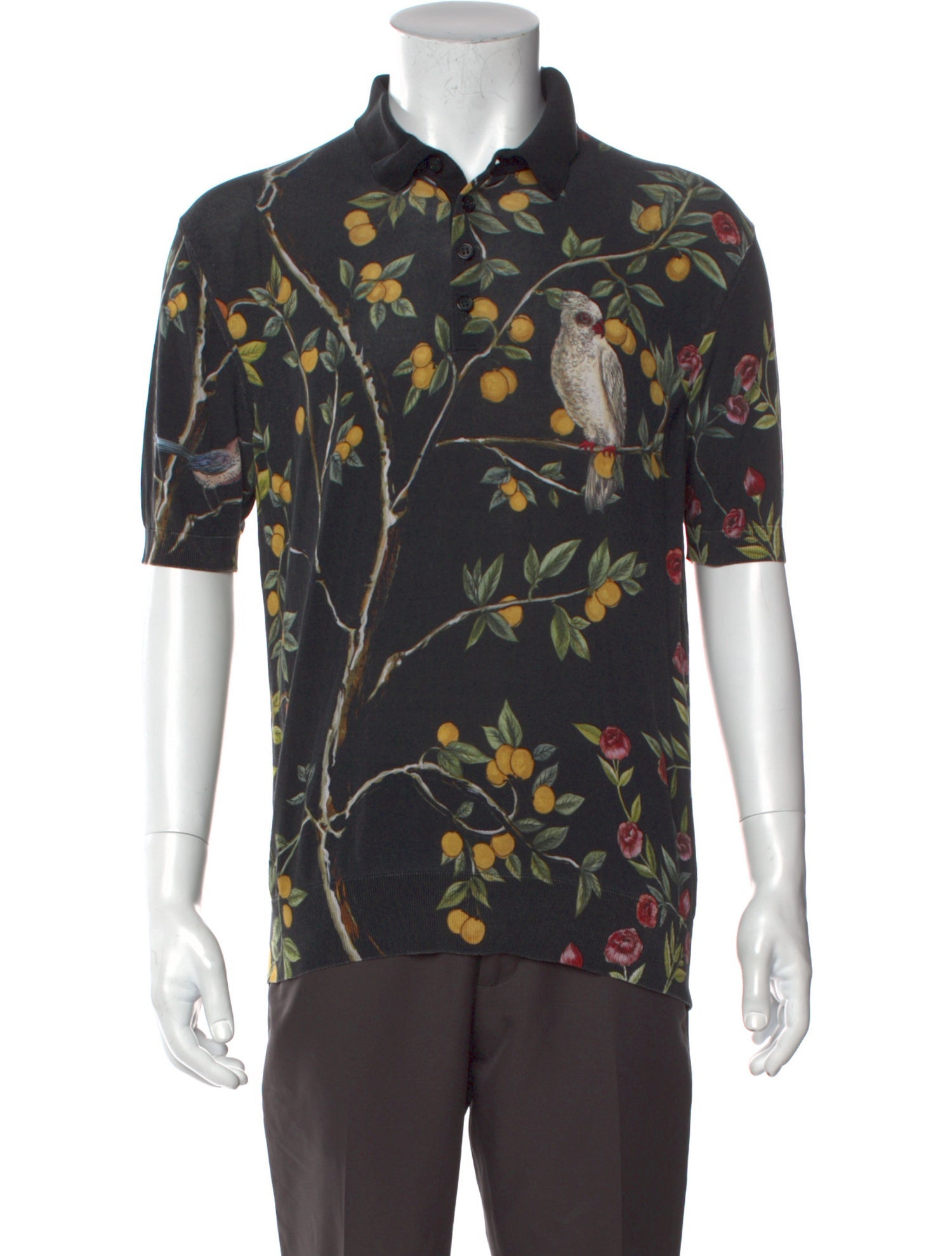 Dolce & Gabbana Silk Printed Shirt