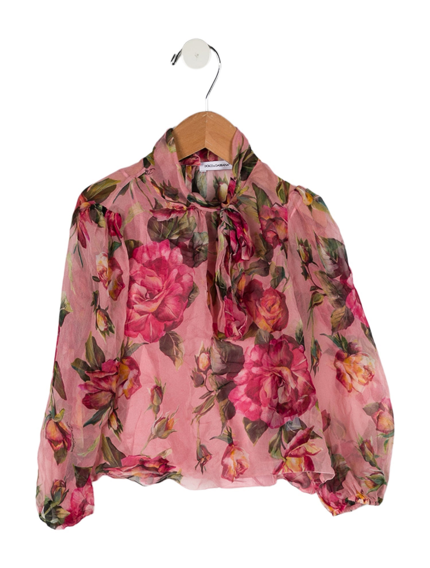 Dolce & Gabbana Toddler Girls' Floral Printed Blouse