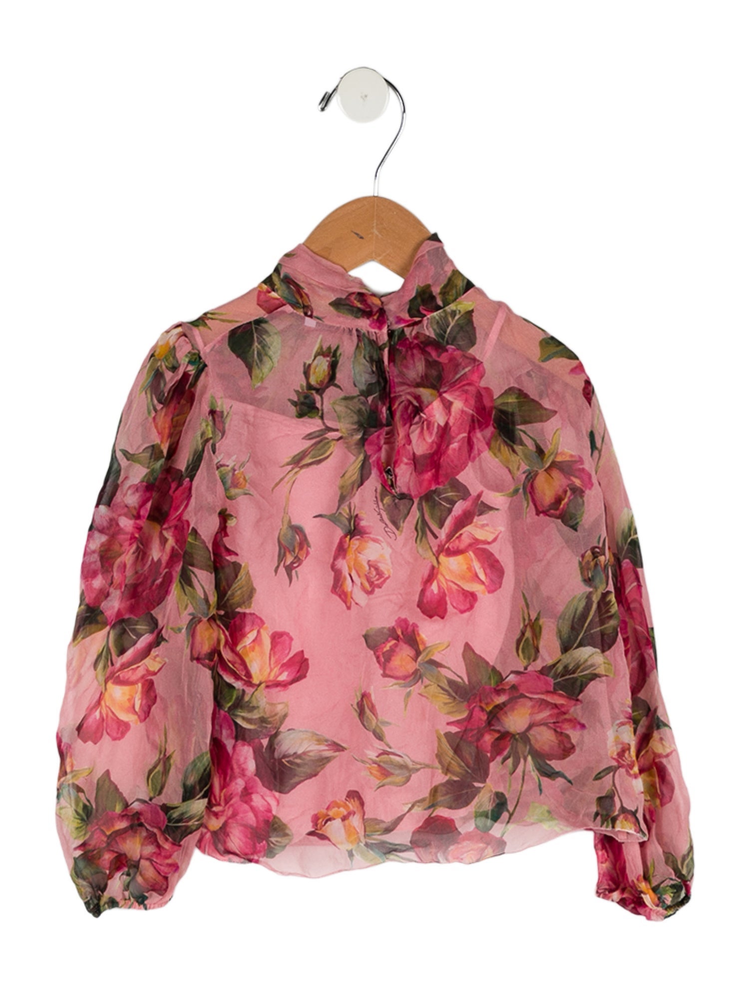 Dolce & Gabbana Toddler Girls' Floral Printed Blouse