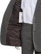 Dolce & Gabbana Virgin Wool Plaid Print Two-Piece Blazer