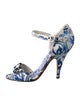 Dolce & Gabbana Canvas Floral Print Sandals