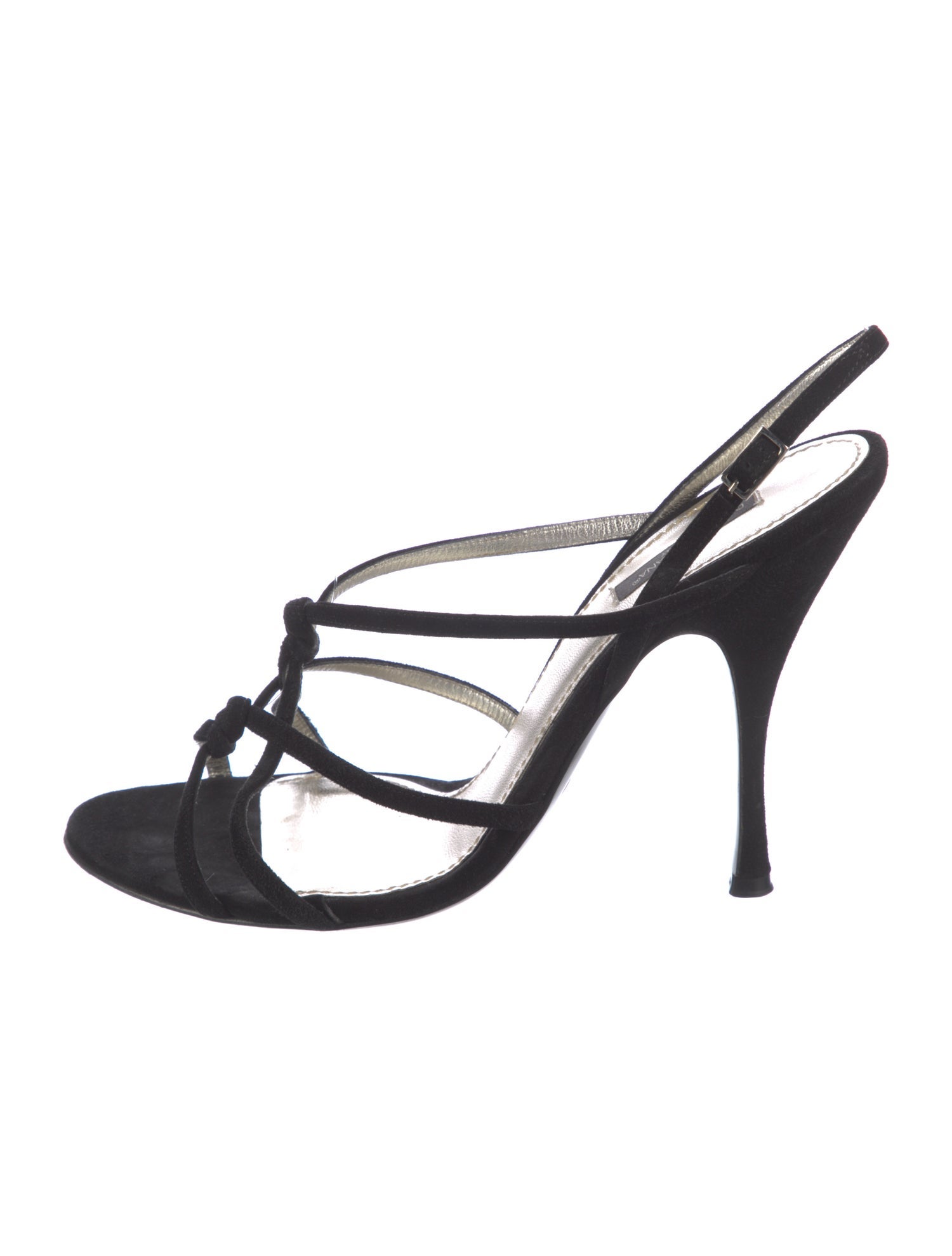 Dolce & Gabbana Suede Slingback Sandals