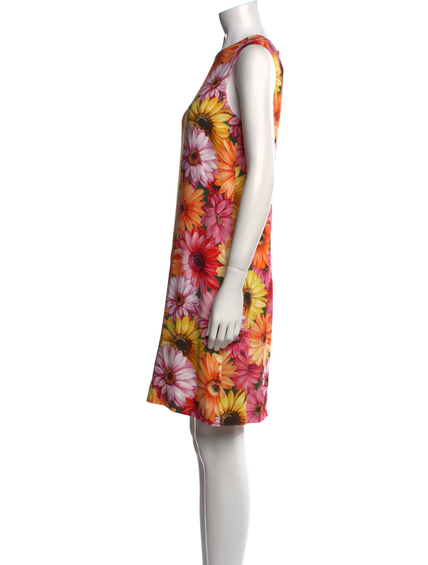 Dolce & Gabbana Floral Print Knee-Length Dress