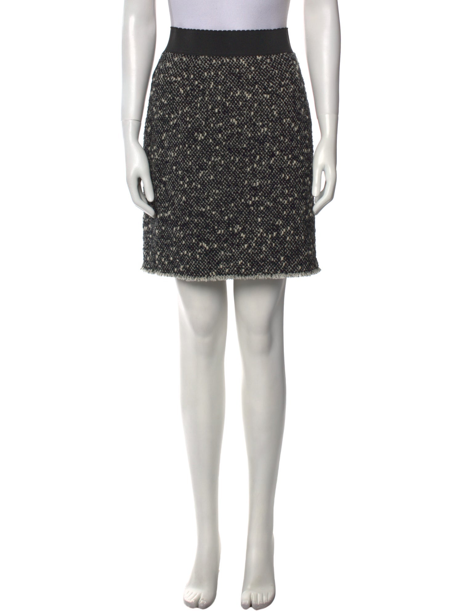 Dolce & Gabbana Wool Knee-Length Skirt w/ Tags