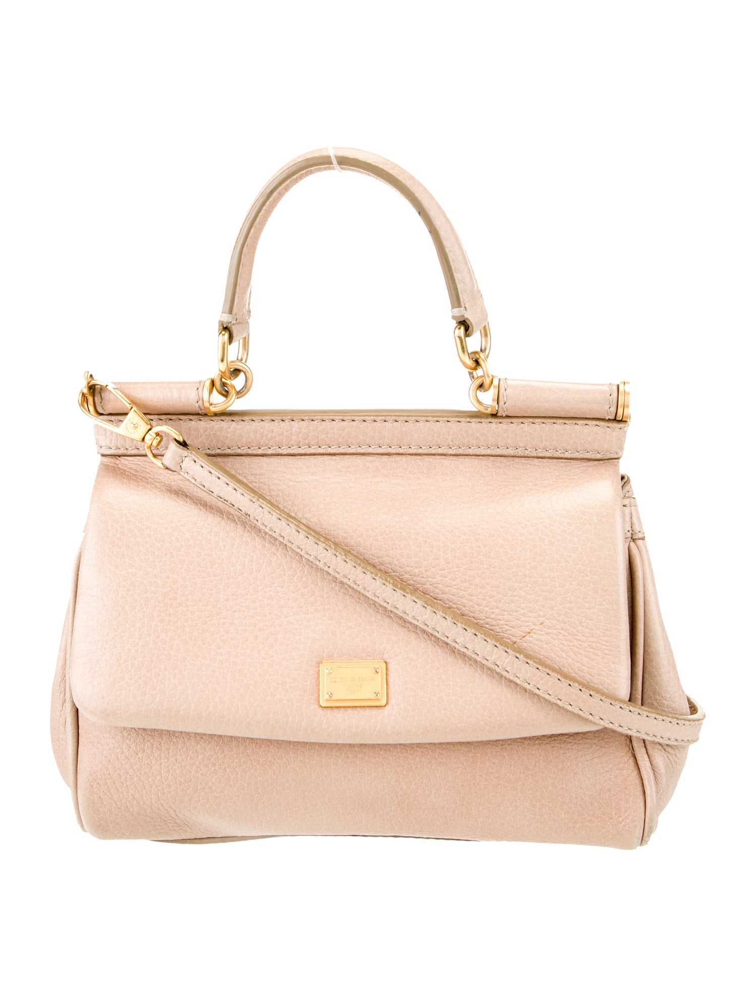 Dolce & Gabbana Leather Top Handle Bag
