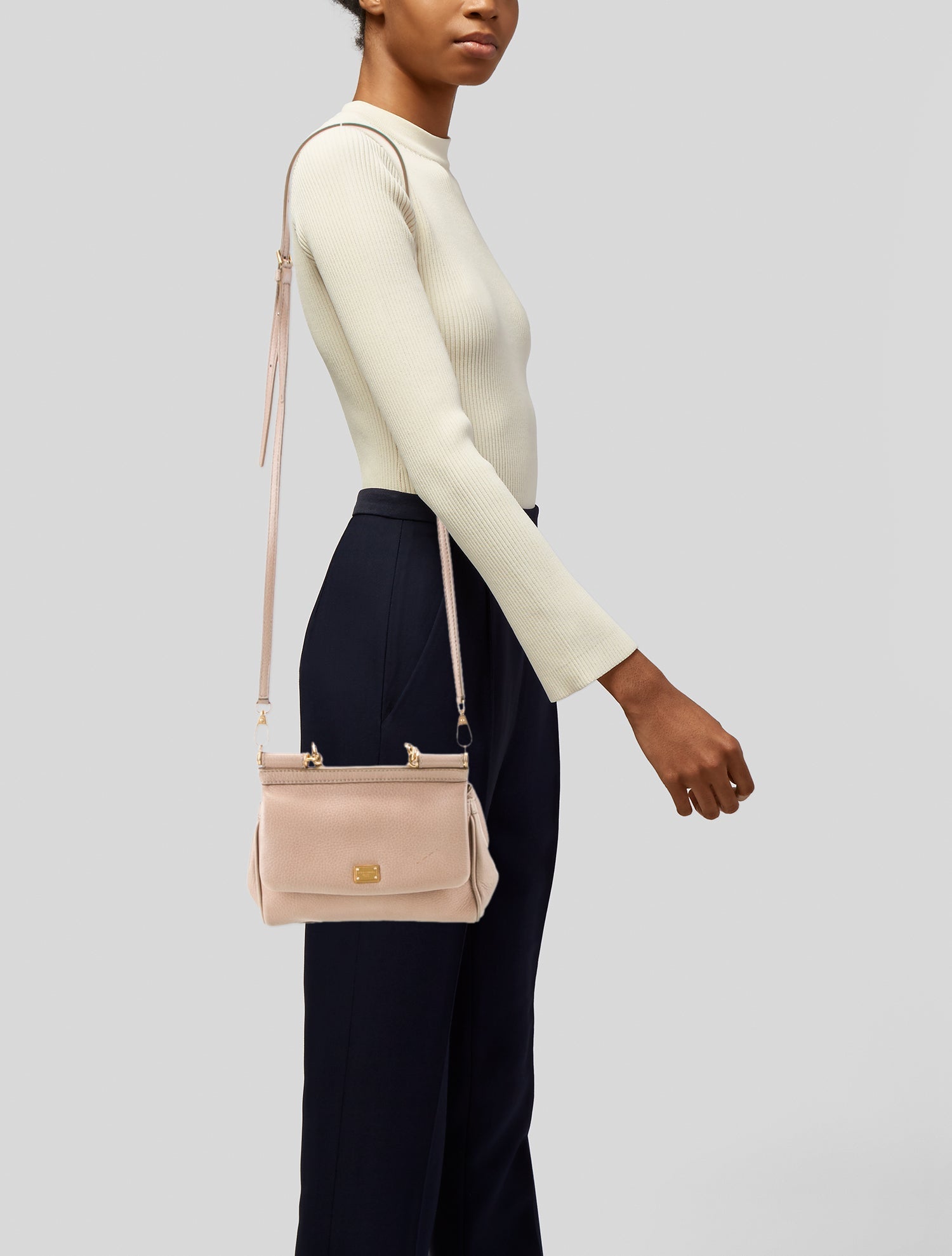 Dolce & Gabbana Leather Top Handle Bag