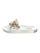 Dolce & Gabbana Rubber Chain-Link Accents Slides