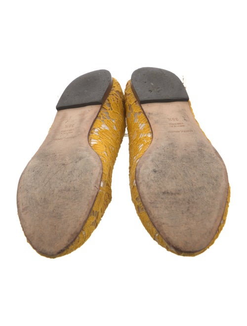 Dolce & Gabbana Lace Lace Pattern Ballet Flats