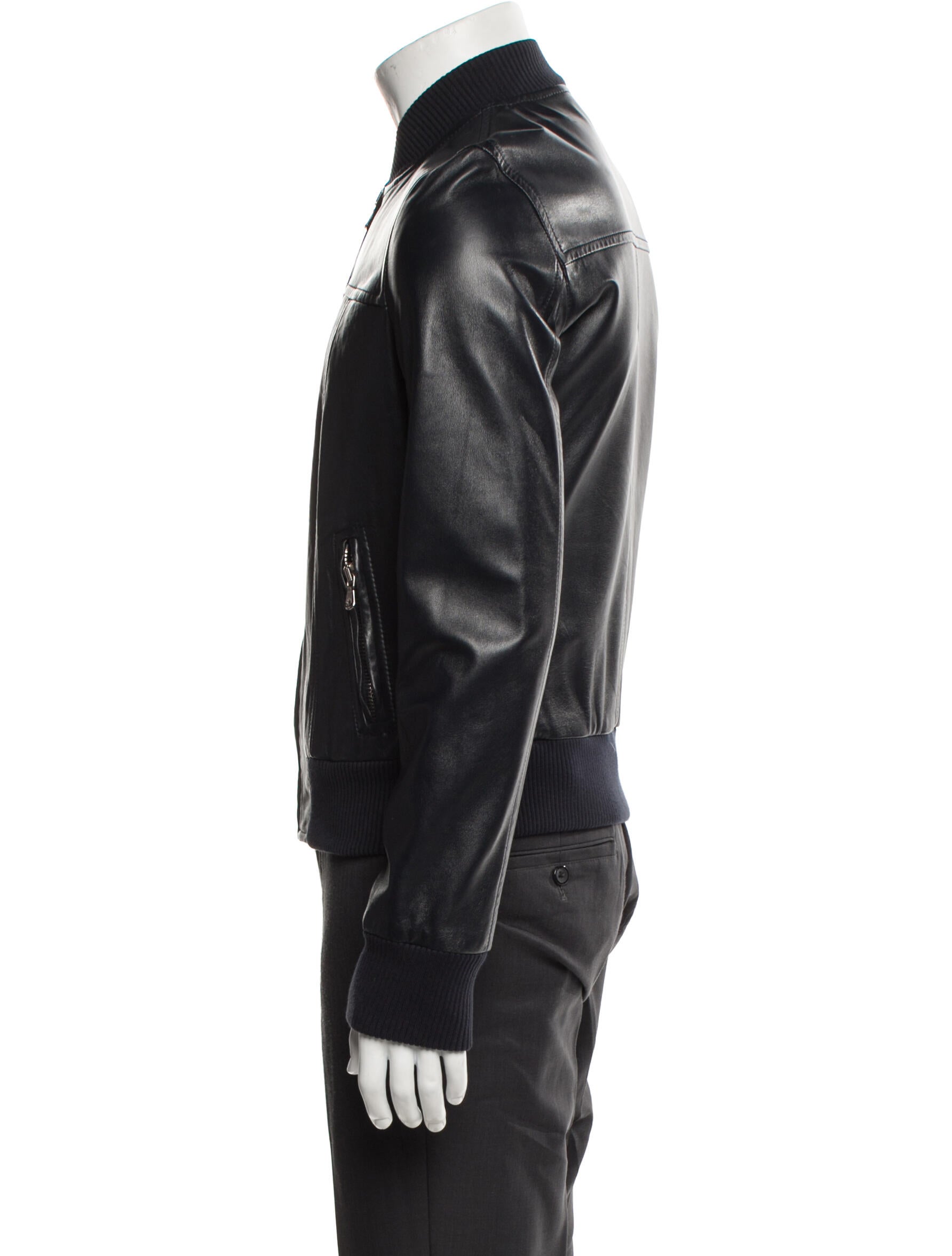 Dolce & Gabbana Lambskin Moto Jacket