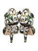Dolce & Gabbana Canvas Floral Print Sandals