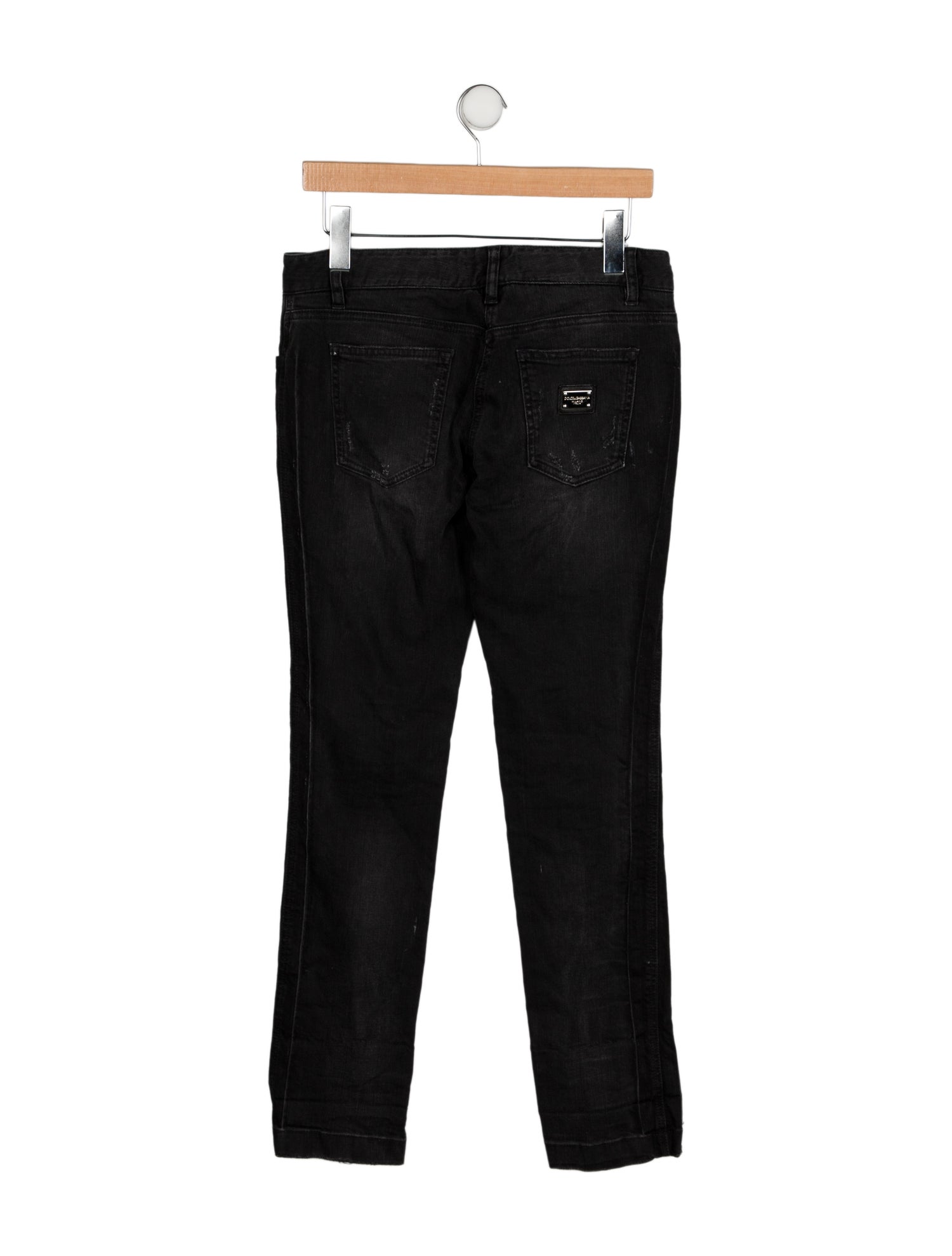 Dolce & Gabbana Low-Rise Straight Leg Jeans