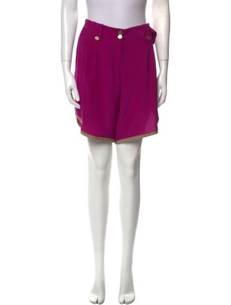 Dolce & Gabbana Silk Knee-Length Shorts
