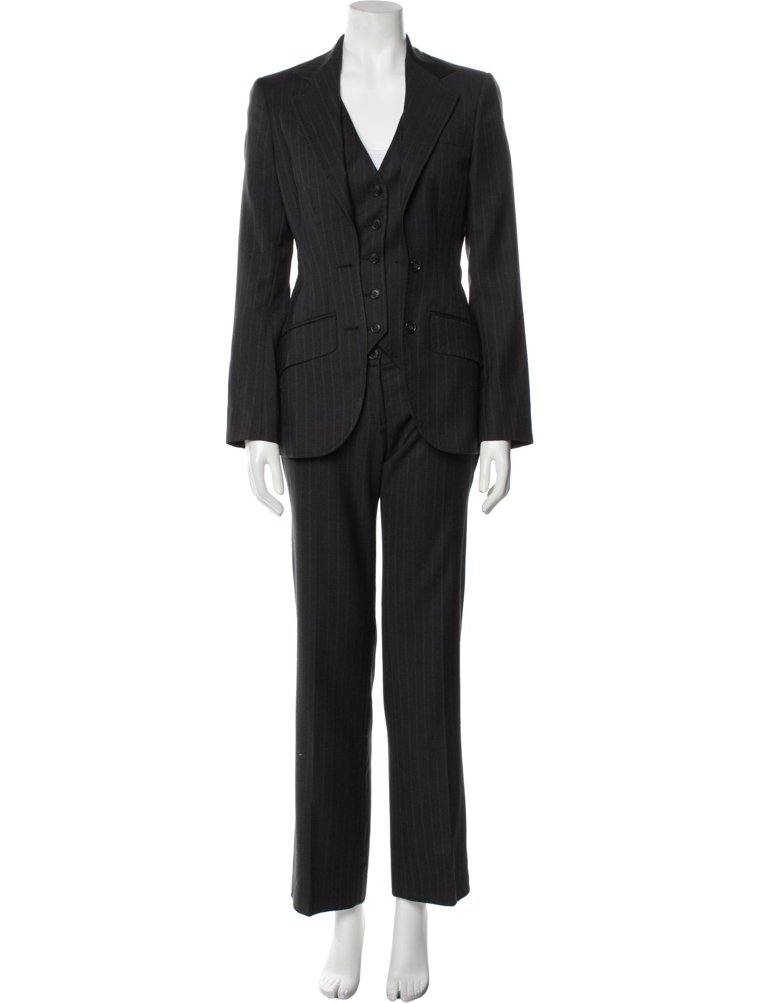 Dolce & Gabbana Virgin Wool Pantsuit