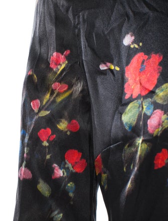 Dolce & Gabbana Floral Print Long Sleeve Button-Up Top