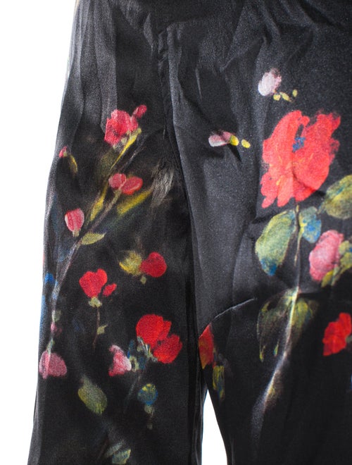 Dolce & Gabbana Floral Print Long Sleeve Button-Up Top