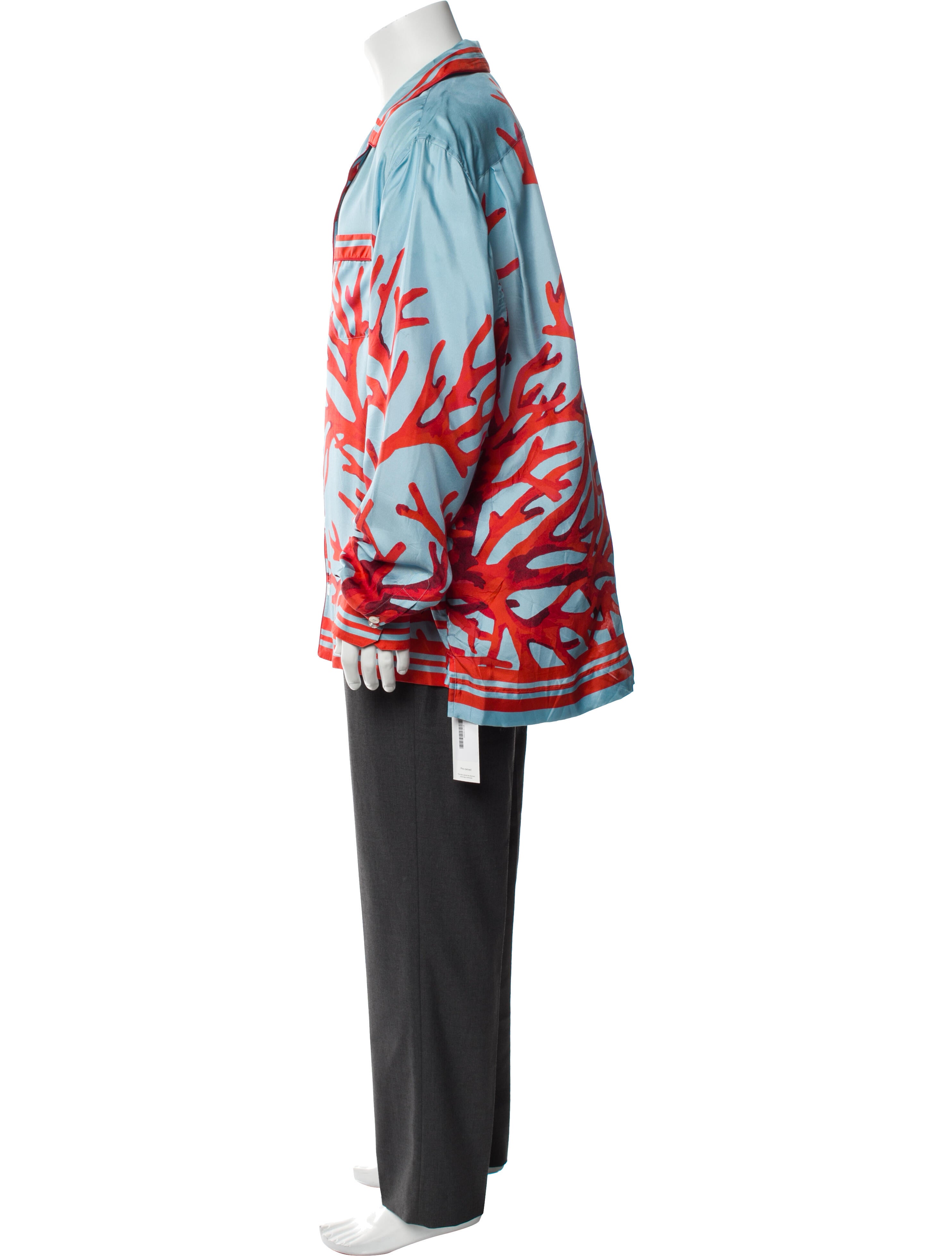 Dolce & Gabbana Silk Printed Pajama Top