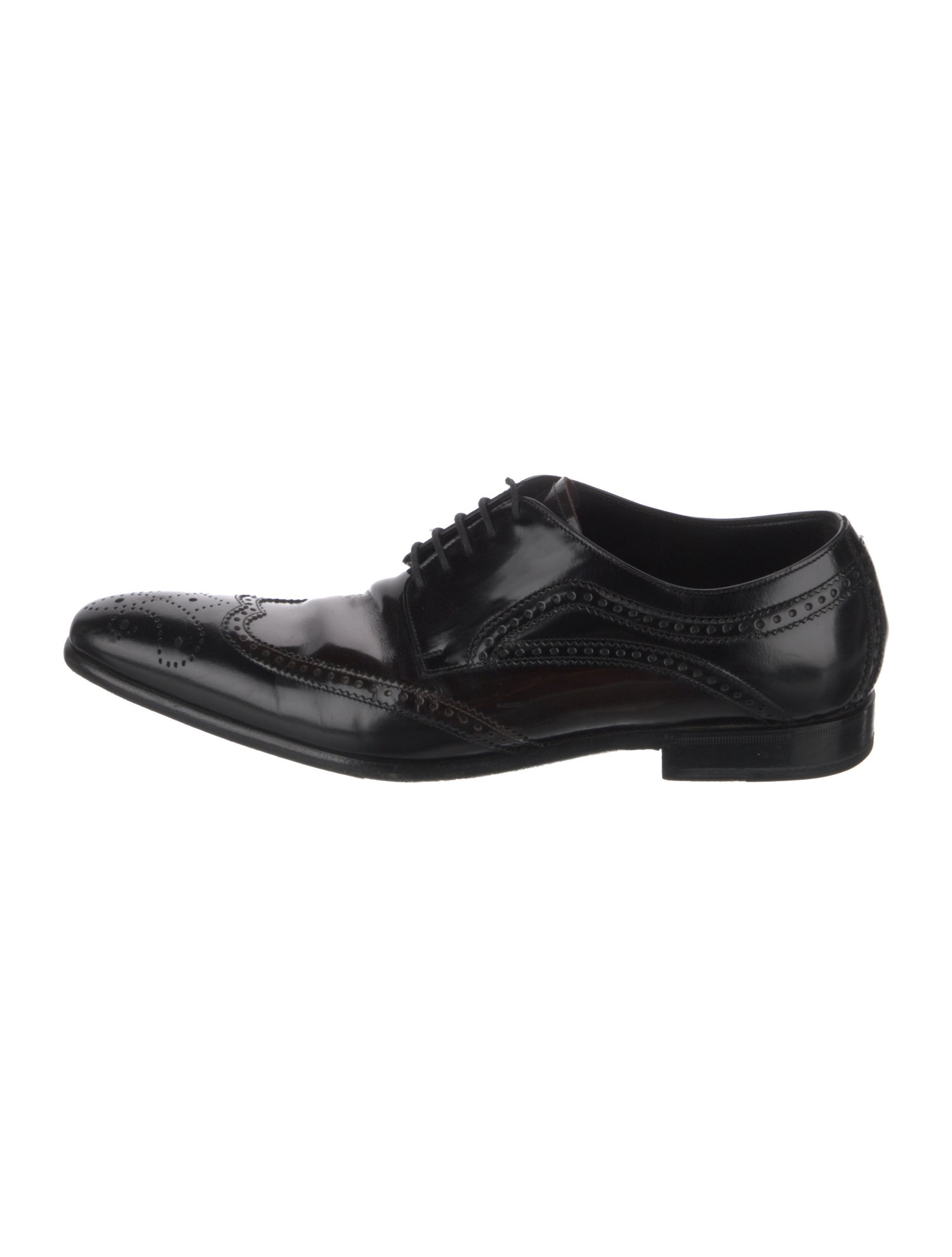 Dolce & Gabbana Leather Lasercut Accents Brogues