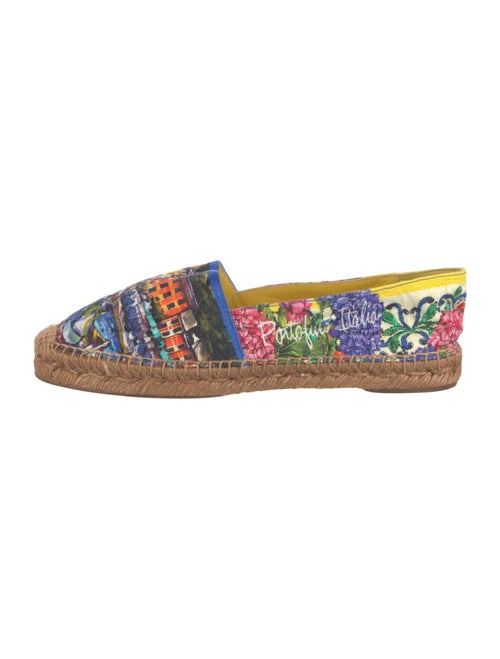 Dolce & Gabbana Carretto Print Canvas Espadrilles