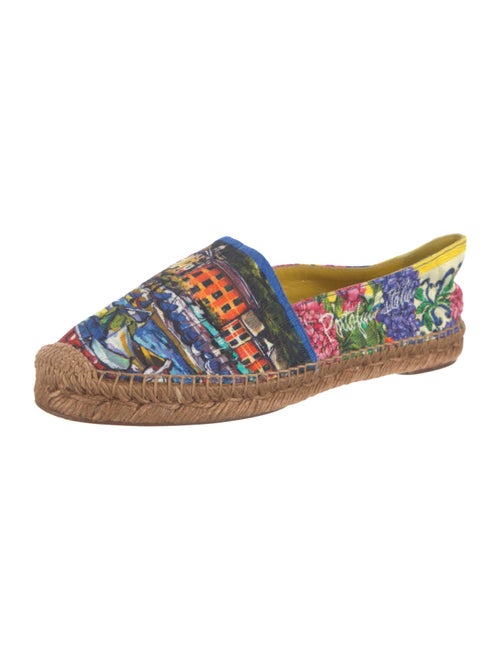 Dolce & Gabbana Carretto Print Canvas Espadrilles