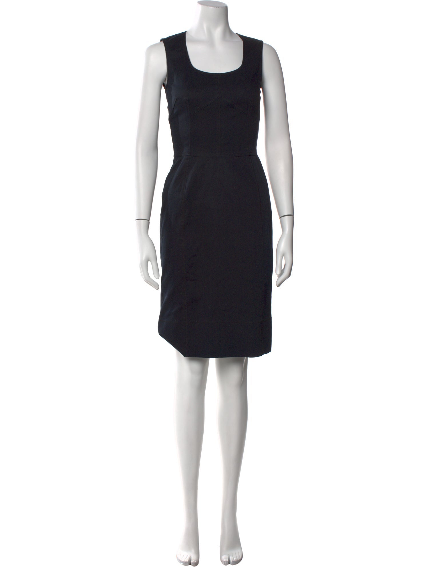 Dolce & Gabbana Scoop Neck Knee-Length Dress