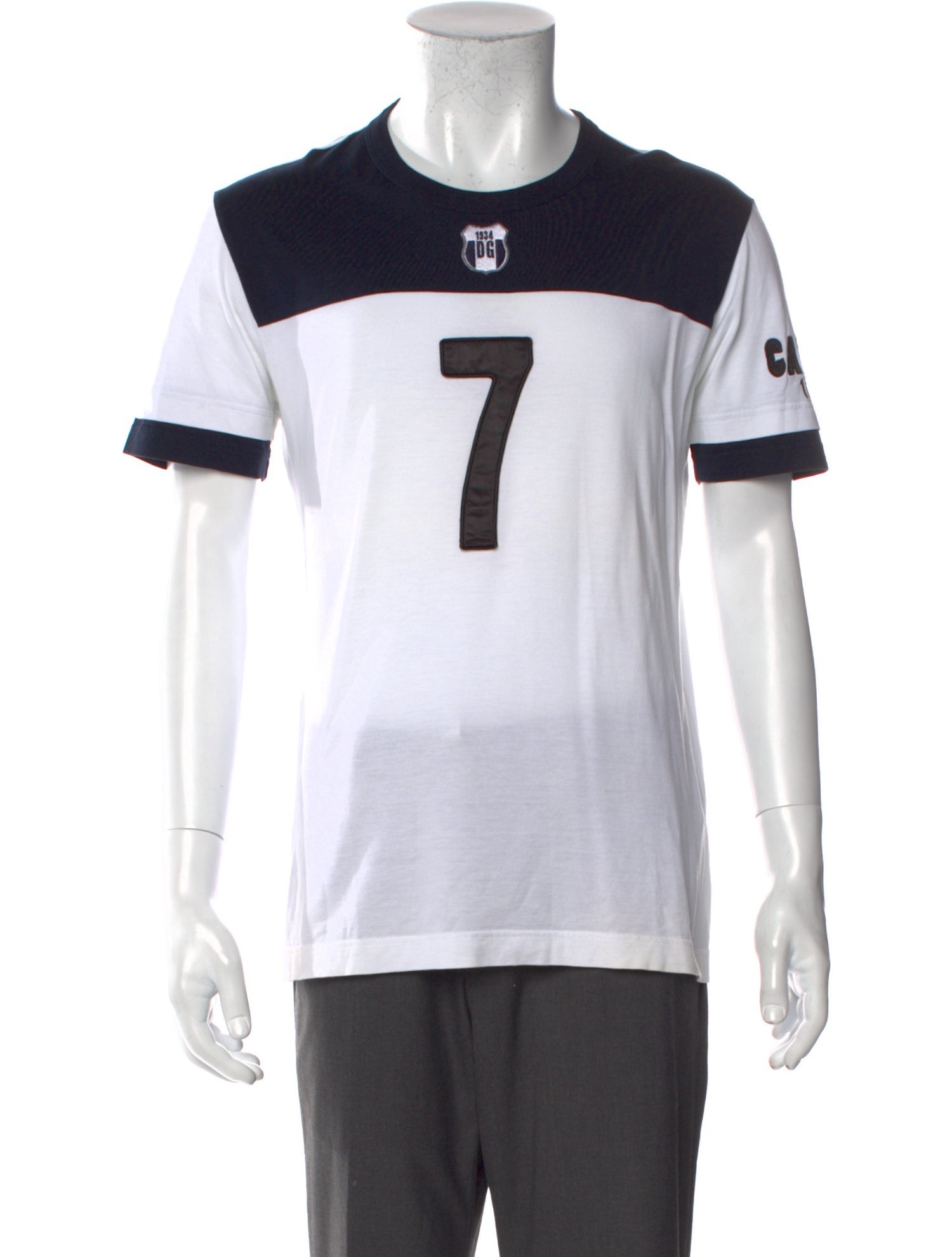 Dolce & Gabbana Graphic Print Crew Neck T-Shirt