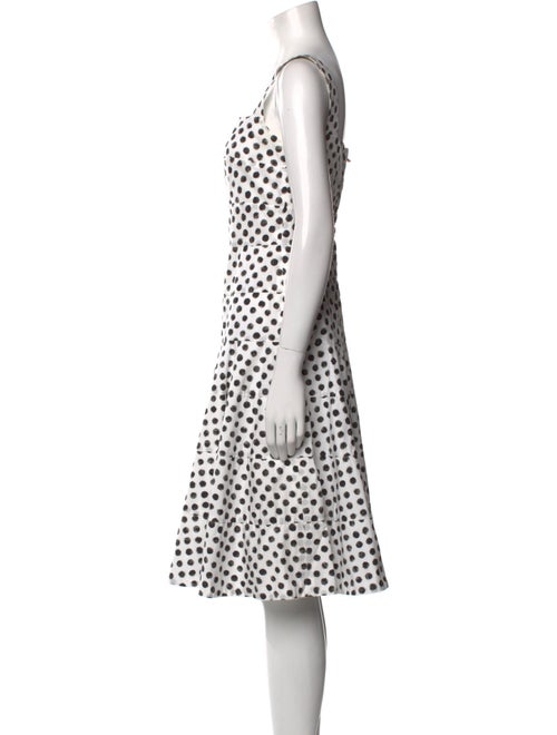 Dolce & Gabbana Polka Dot Print Knee-Length Dress