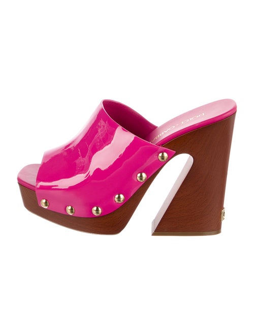 Dolce & Gabbana Patent Leather Slides