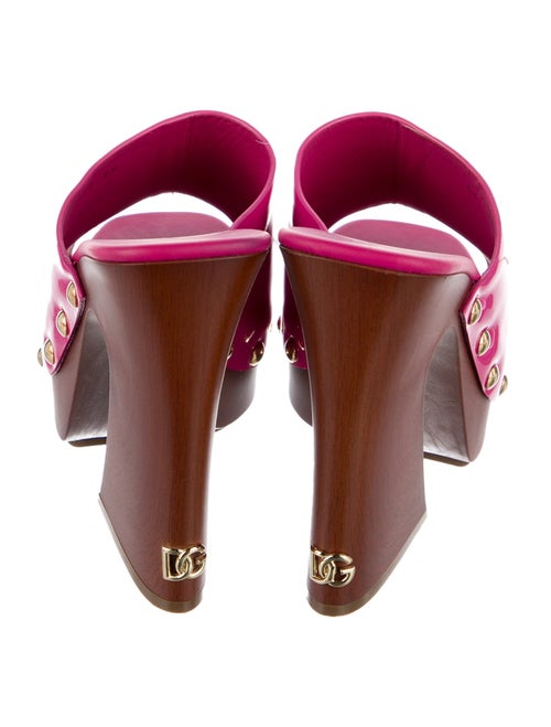 Dolce & Gabbana Patent Leather Slides