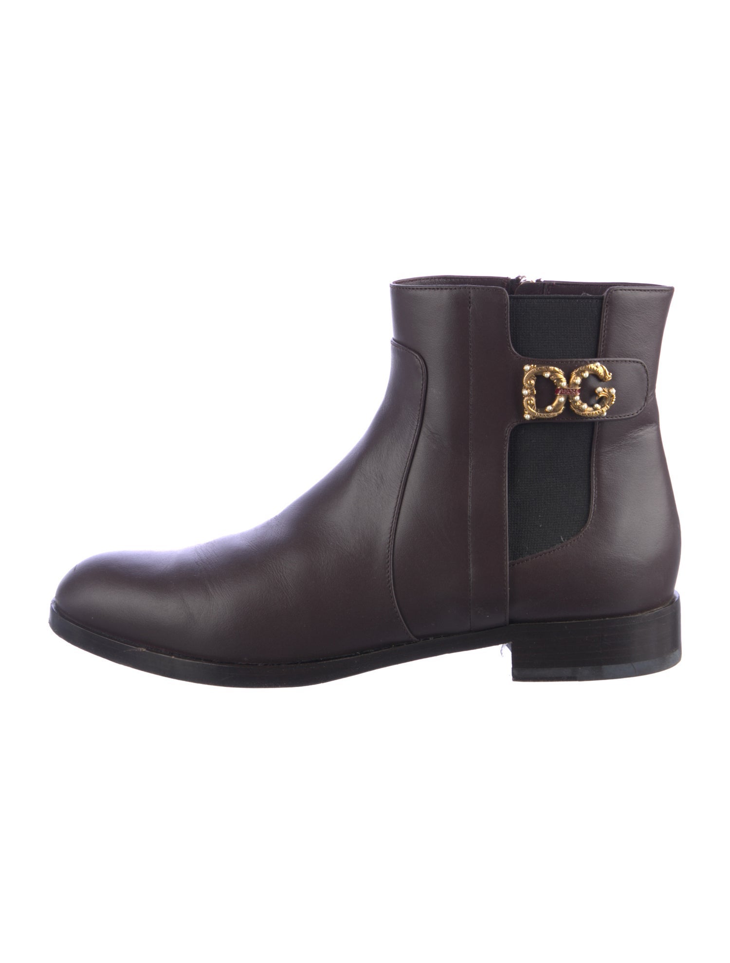 Dolce & Gabbana Leather Chelsea Boots
