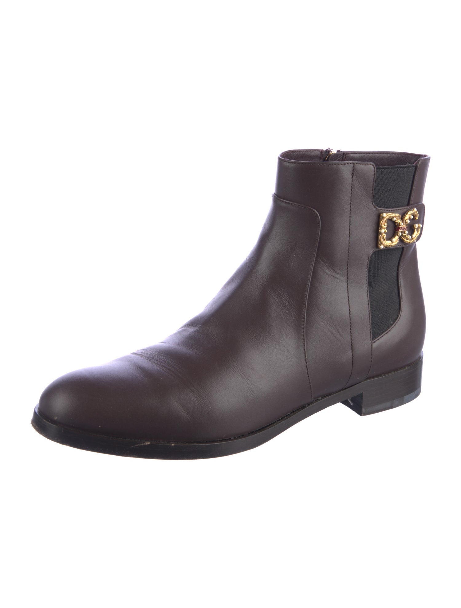 Dolce & Gabbana Leather Chelsea Boots
