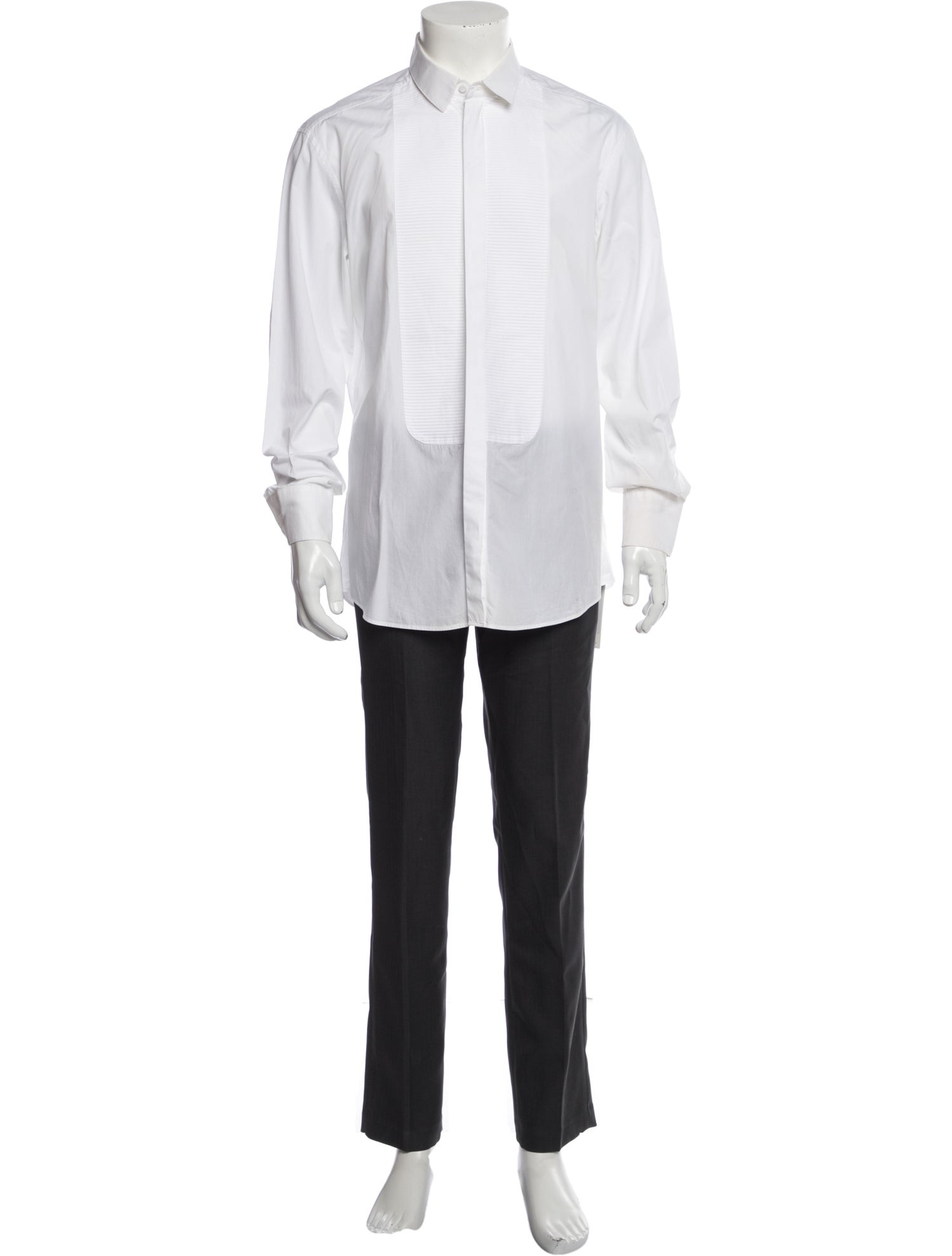 Dolce & Gabbana Long Sleeve Tuxedo Shirt