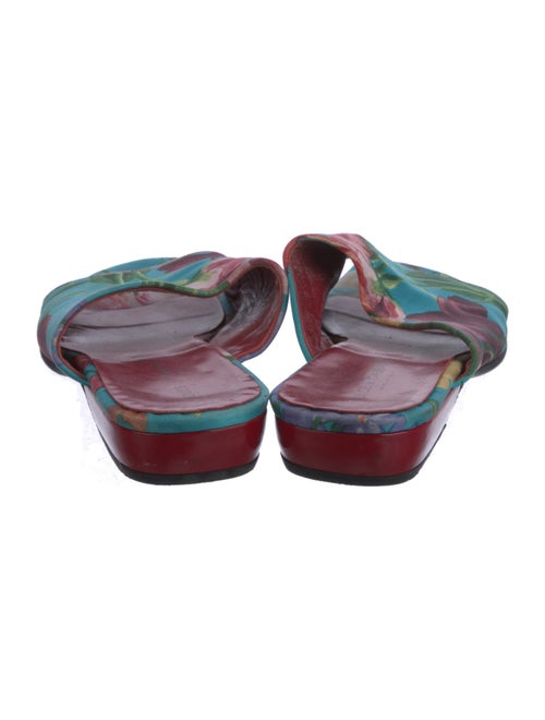 Dolce & Gabbana Nylon Floral Print Slides