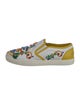 Dolce & Gabbana Leather Printed Sneakers