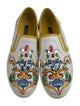 Dolce & Gabbana Leather Printed Sneakers