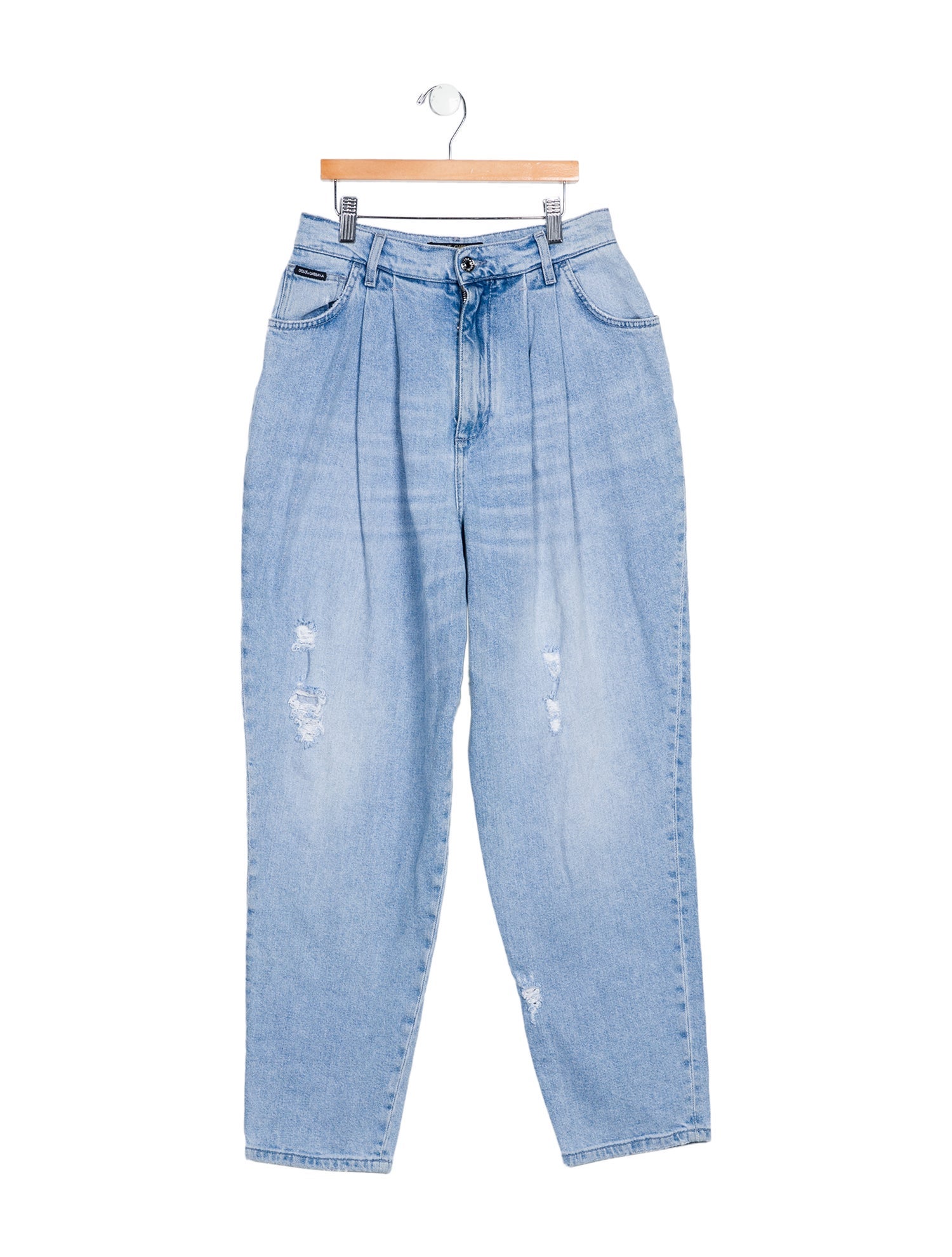 Dolce & Gabbana High-Rise Straight Leg Jeans