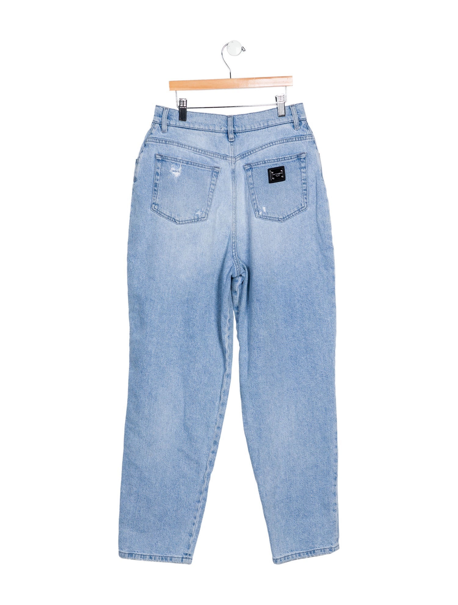 Dolce & Gabbana High-Rise Straight Leg Jeans