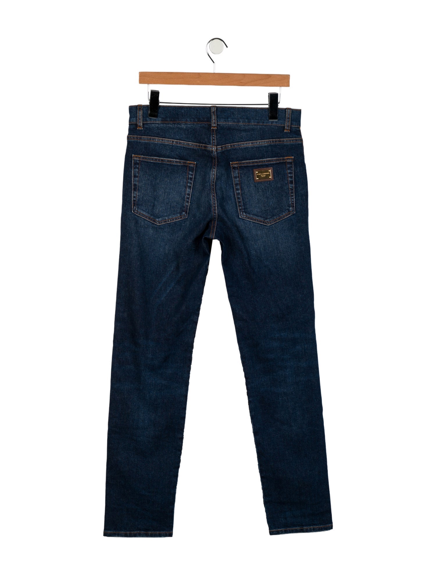 Dolce & Gabbana Mid-Rise Straight Leg Jeans