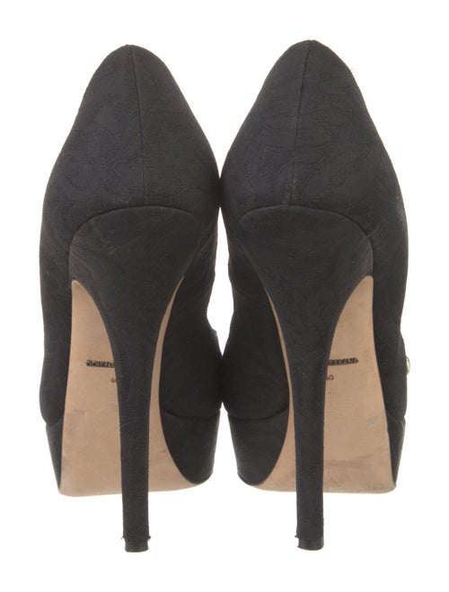 Dolce & Gabbana Nylon Crystal Embellishments Pumps