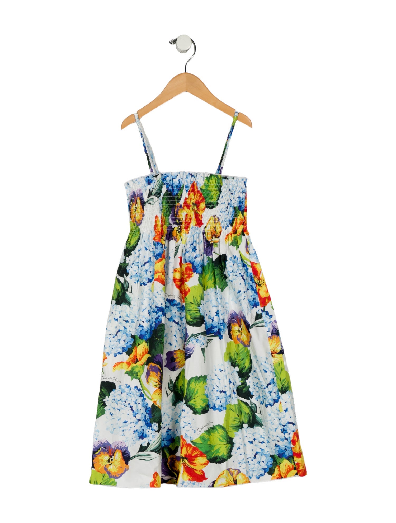 Dolce & Gabbana Kids Girls' Floral Printed Dress w/ Tags