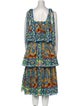 Dolce & Gabbana Printed Midi Length Dress