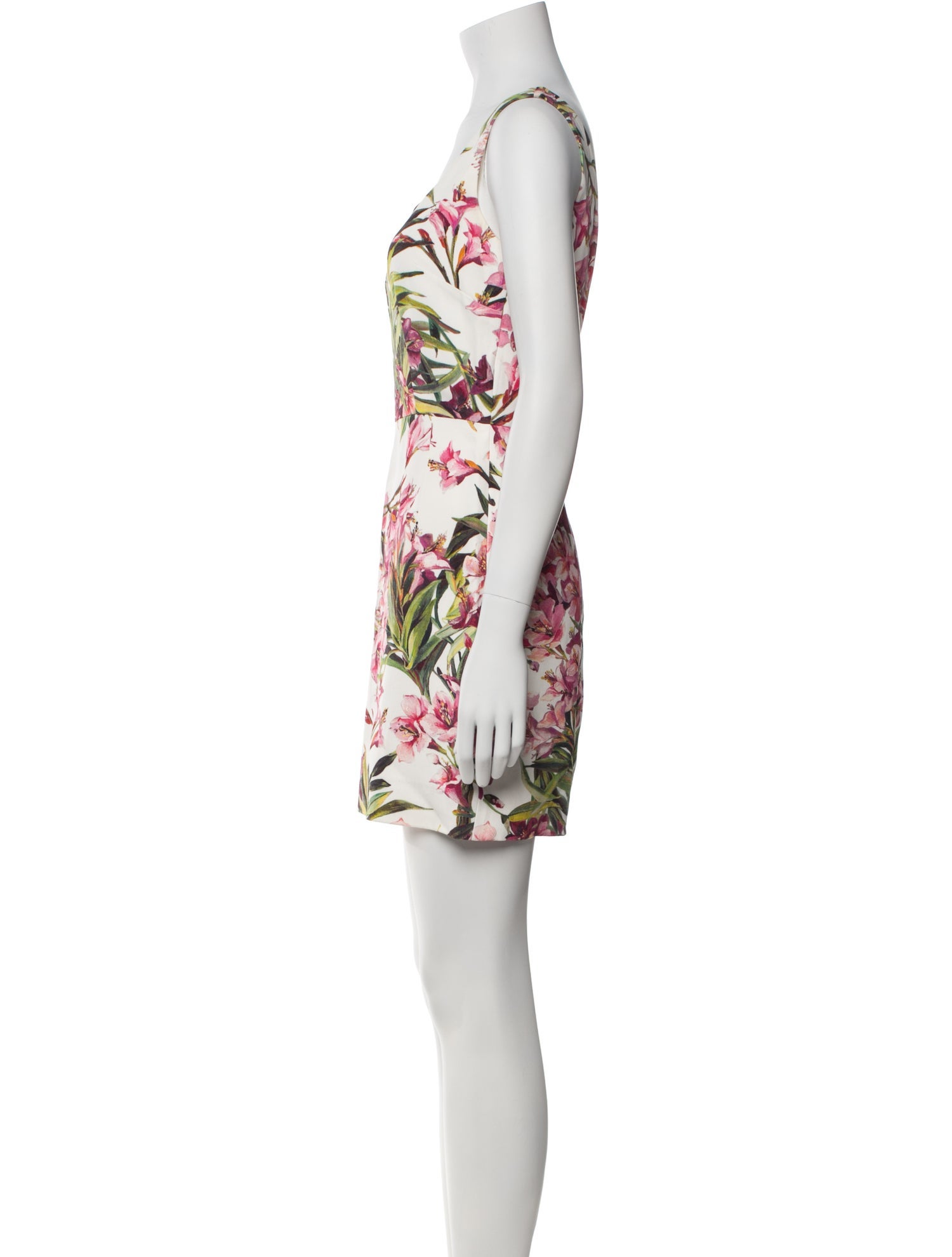 Dolce & Gabbana Floral Print Mini Dress