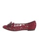 Dolce & Gabbana Lace Lace Pattern Ballet Flats