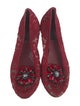 Dolce & Gabbana Lace Lace Pattern Ballet Flats