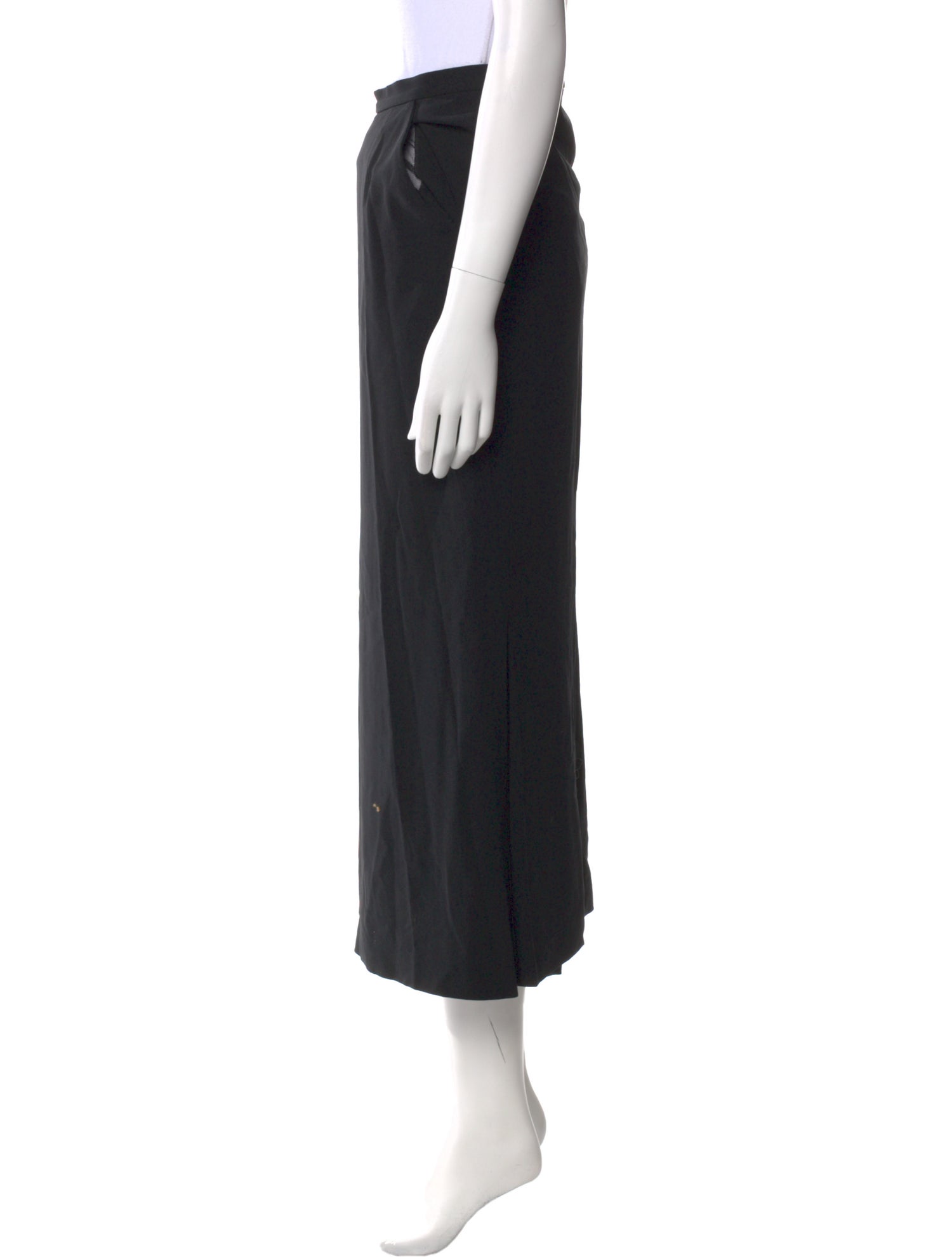 Dolce & Gabbana Virgin Wool Midi Length Skirt