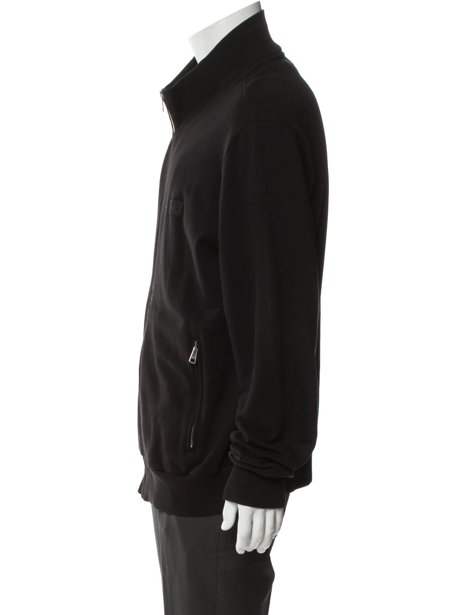 Dolce & Gabbana Mock Neck Long Sleeve Sweatshirt