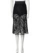 Dolce & Gabbana Lace Pattern Embroidered Accent Skirt Set
