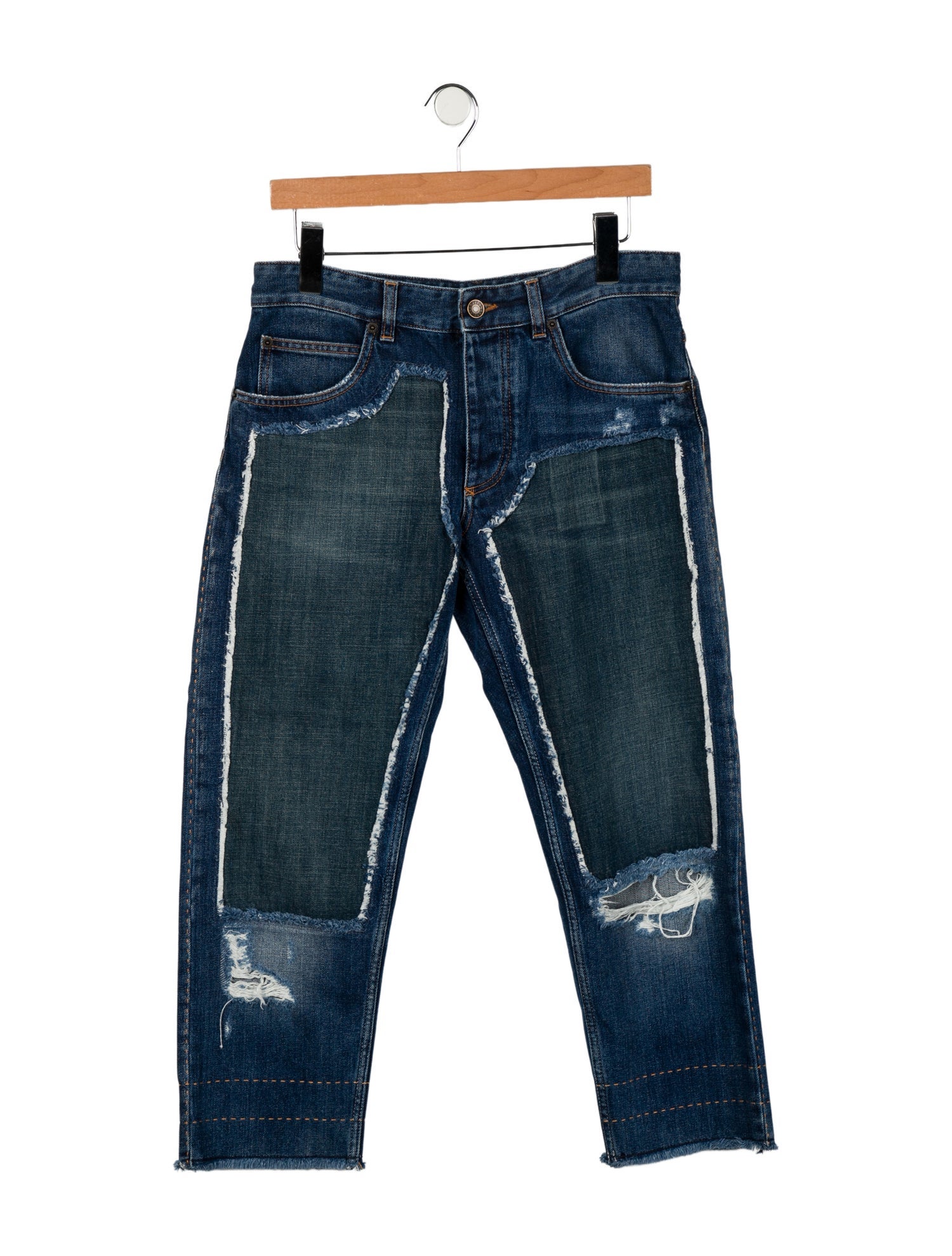 Dolce & Gabbana High-Rise Straight Leg Jeans