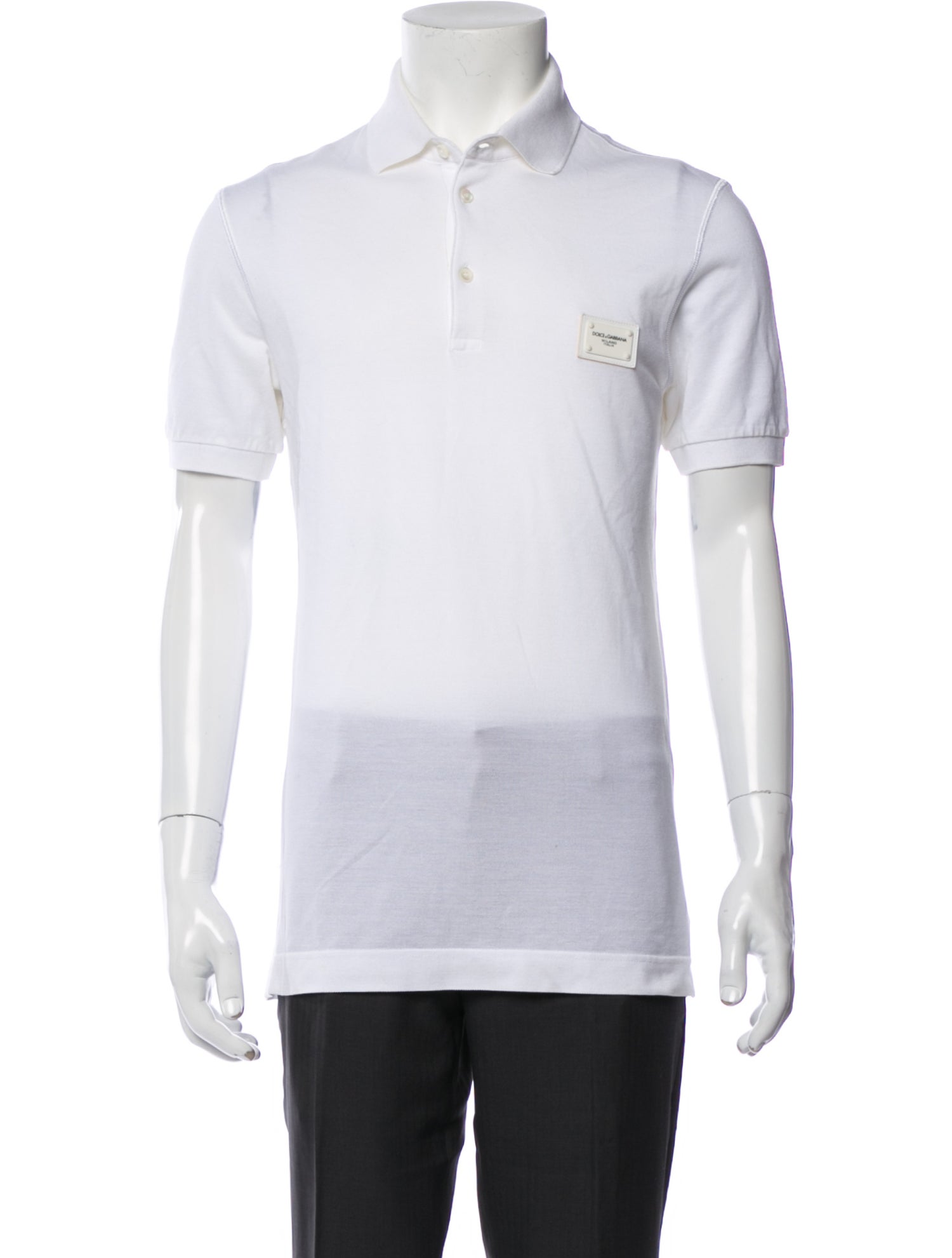 Dolce & Gabbana Collar Short Sleeve Polo Shirt